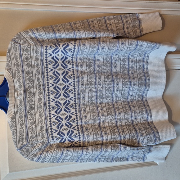 L.L. Bean Cotton & Cashmere Fair Isle Cardigan Size Small Petite, New With Tags! - Picture 3 of 16